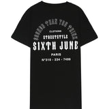 Sixth June - T-shirt Sooner than you think noir
