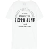 Sixth June - T-shirt manches courtes gothique dos blanc