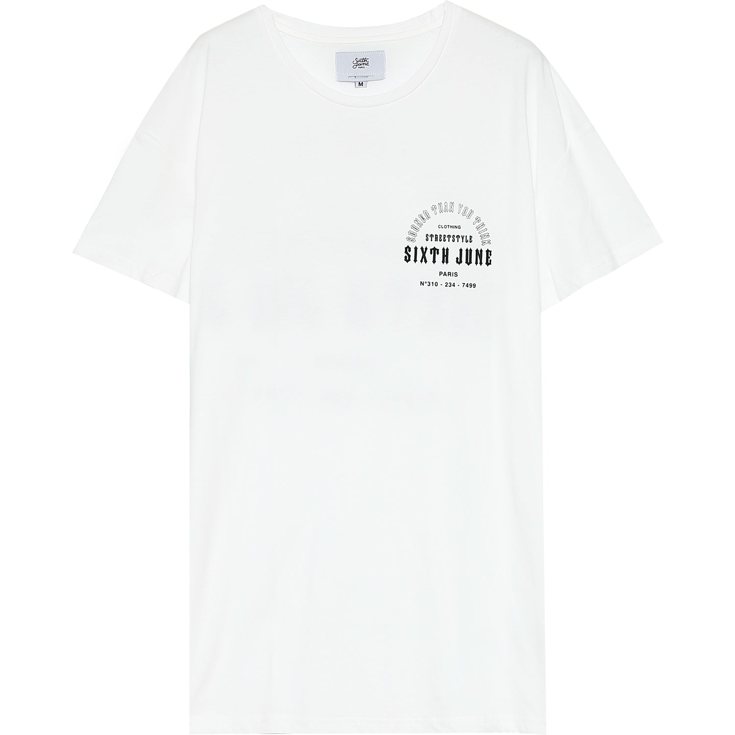 Sixth June - T-shirt manches courtes gothique dos blanc