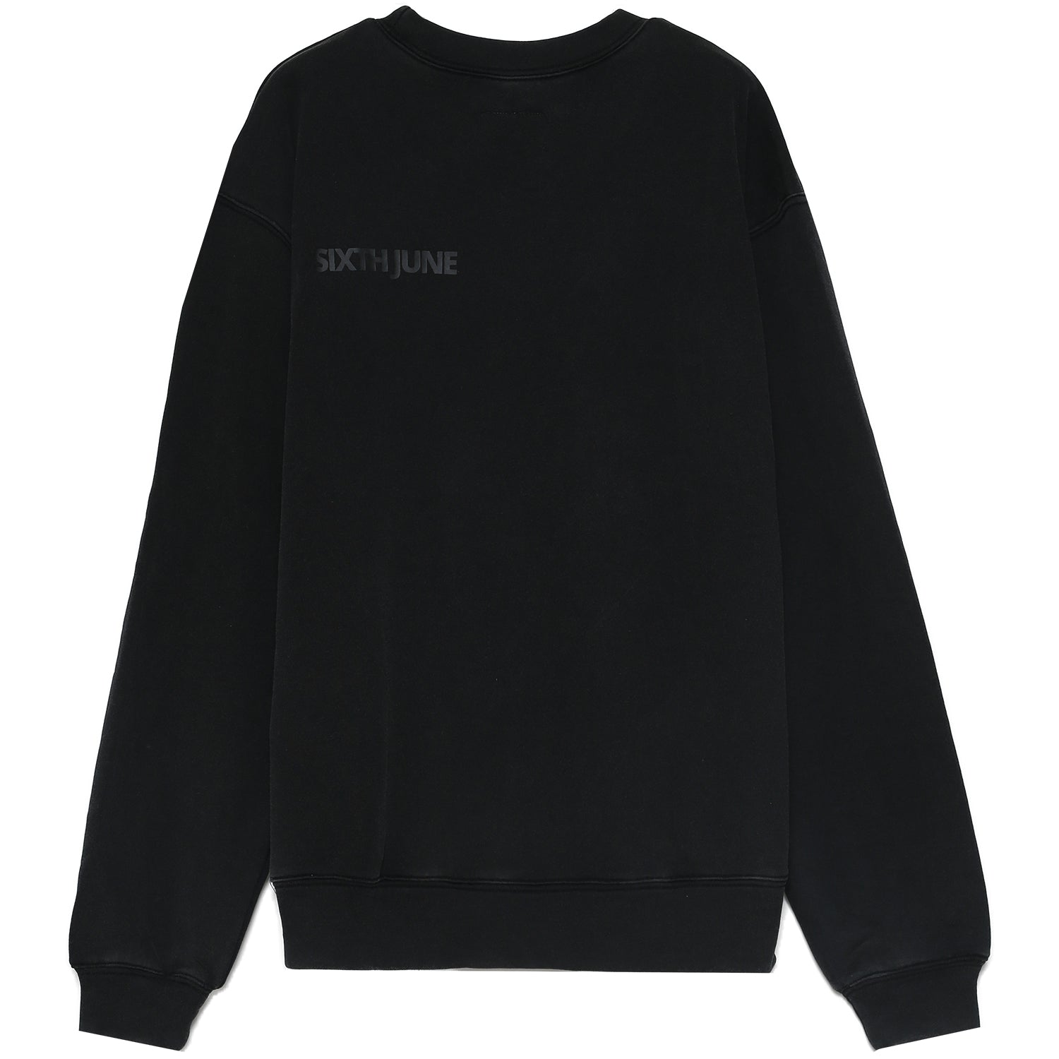 Sixth June - Sweatshirt délavé logo gris foncé