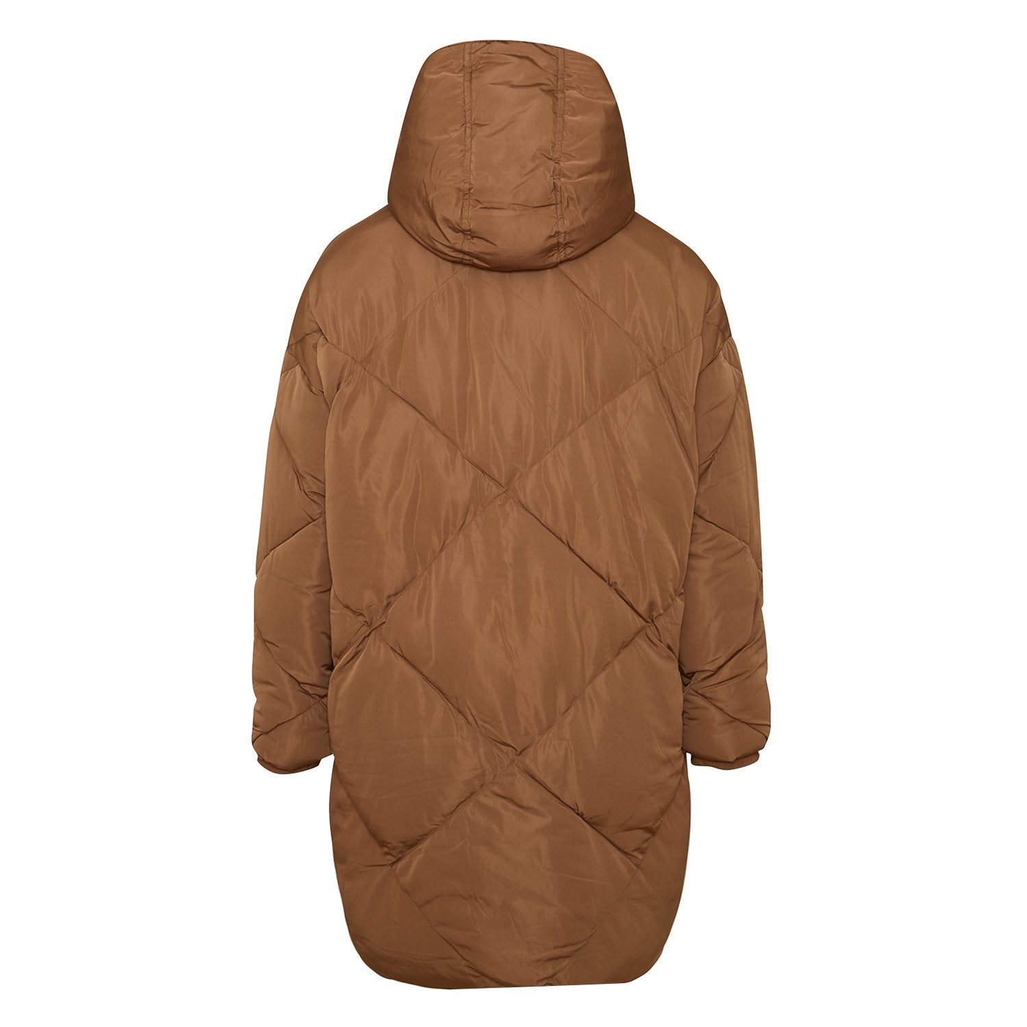 Sixth June - Doudoune longue matelassé marron