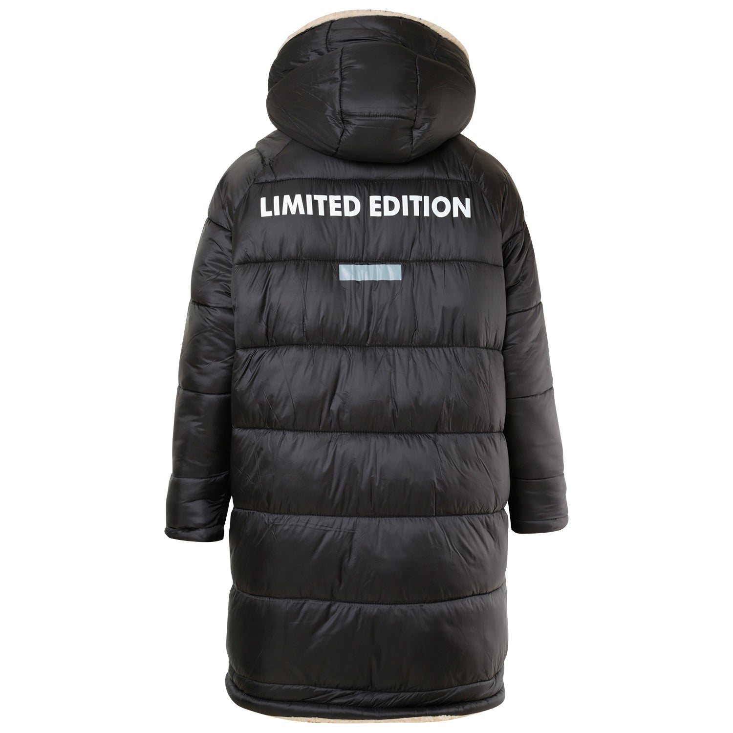 Sixth June - Doudoune longue réversible sherpa Beige