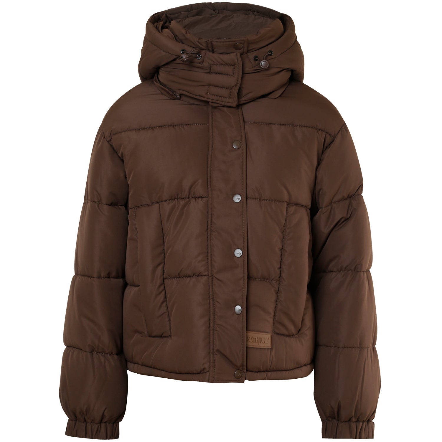 Sixth June - Doudoune courte oversize Marron