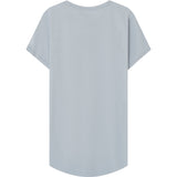 Sixth June - T-shirt bas arrondi long Bleu clair