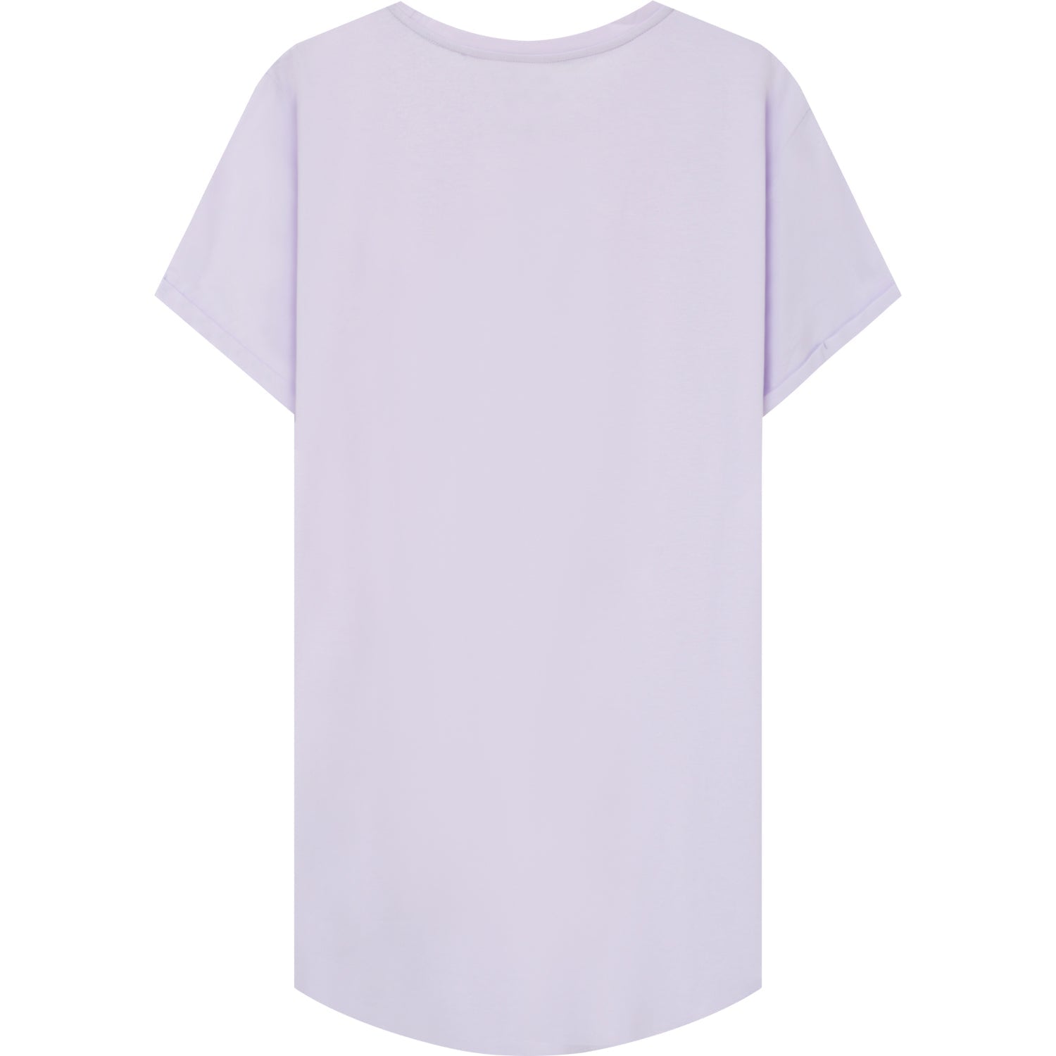 Sixth June - T-shirt bas arrondi long Violet clair