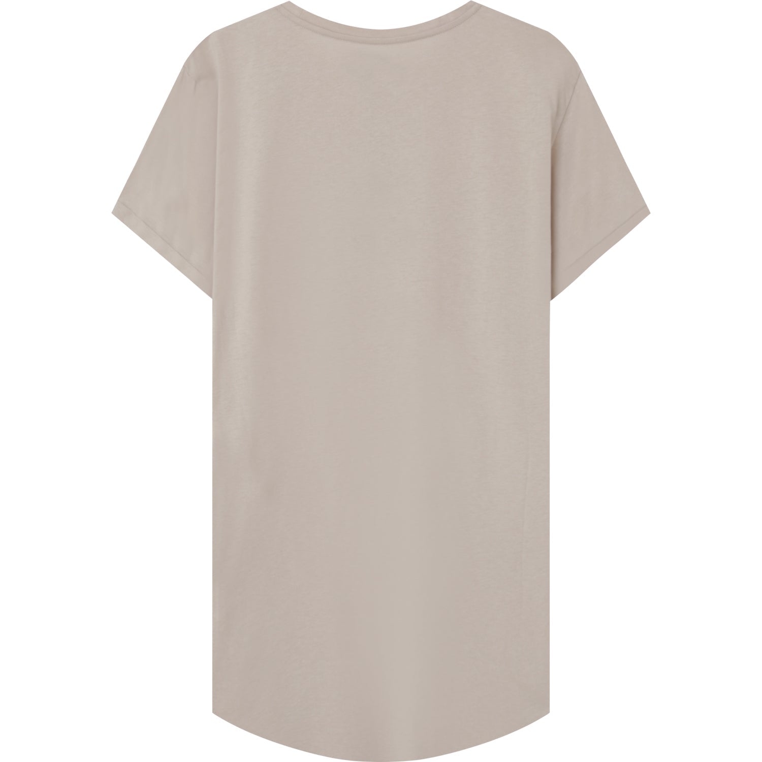 Sixth June - T-shirt bas arrondi long Taupe