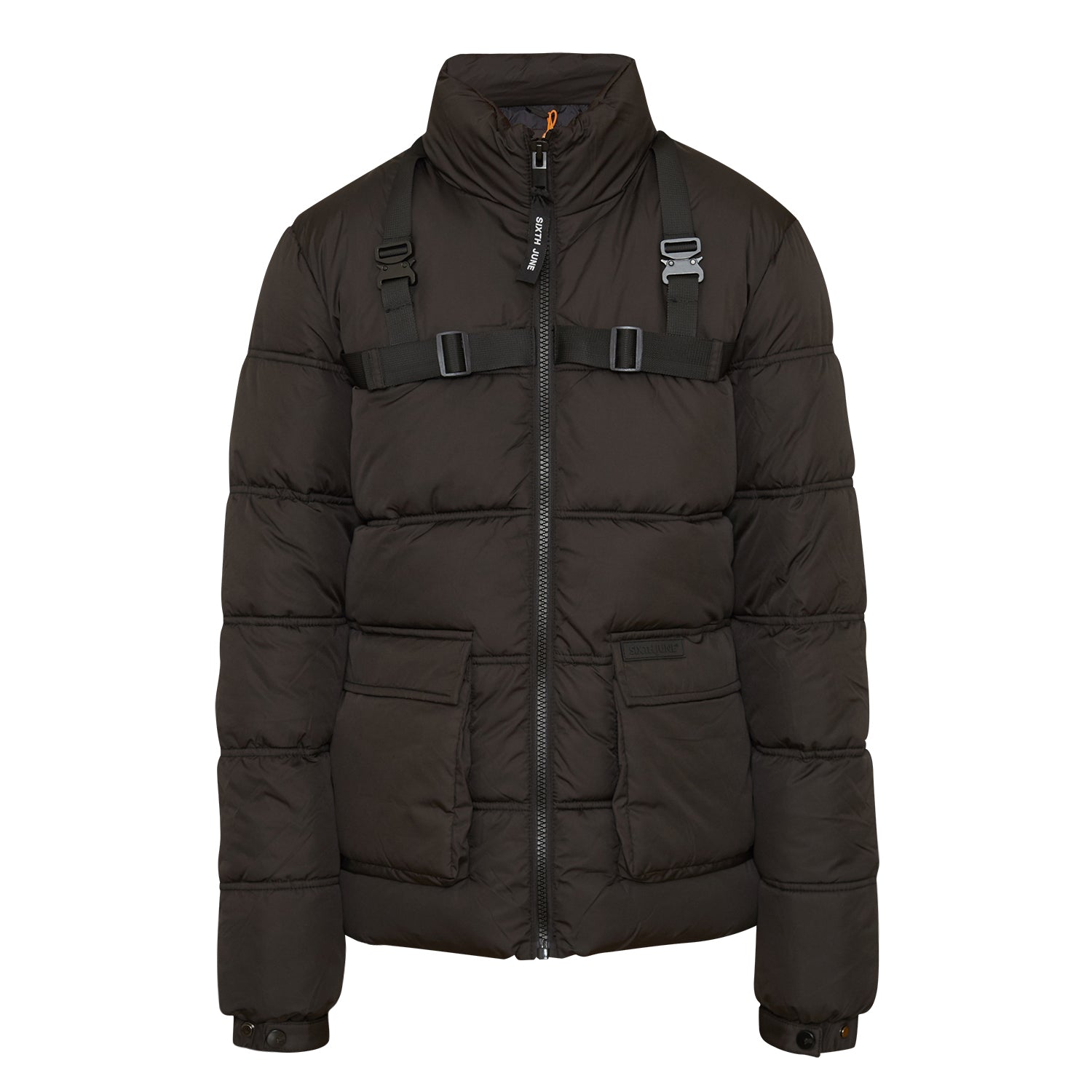 Sixth June - Doudoune courte tactique noir