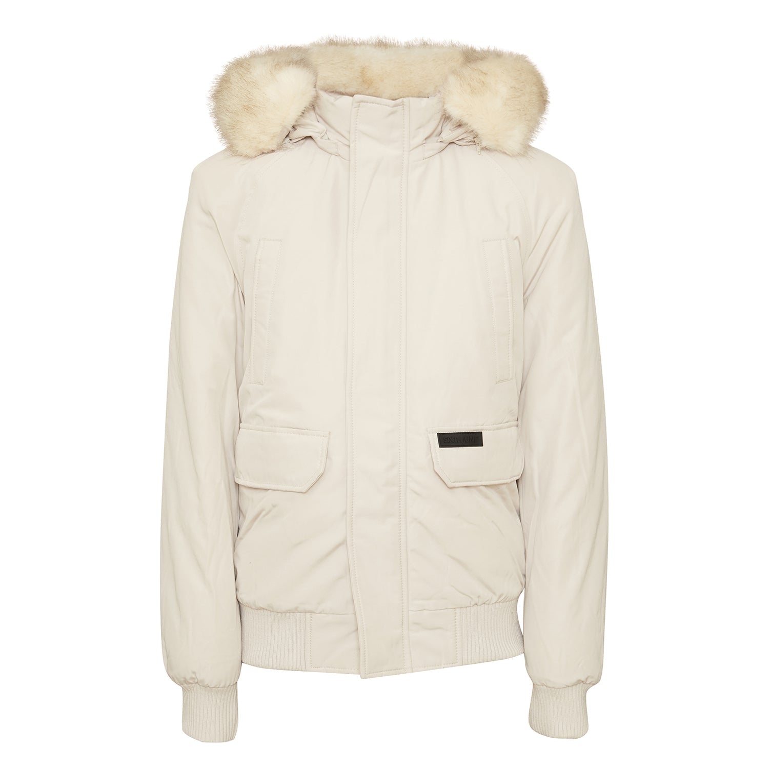 Sixth June - Parka courte fourrure Beige clair