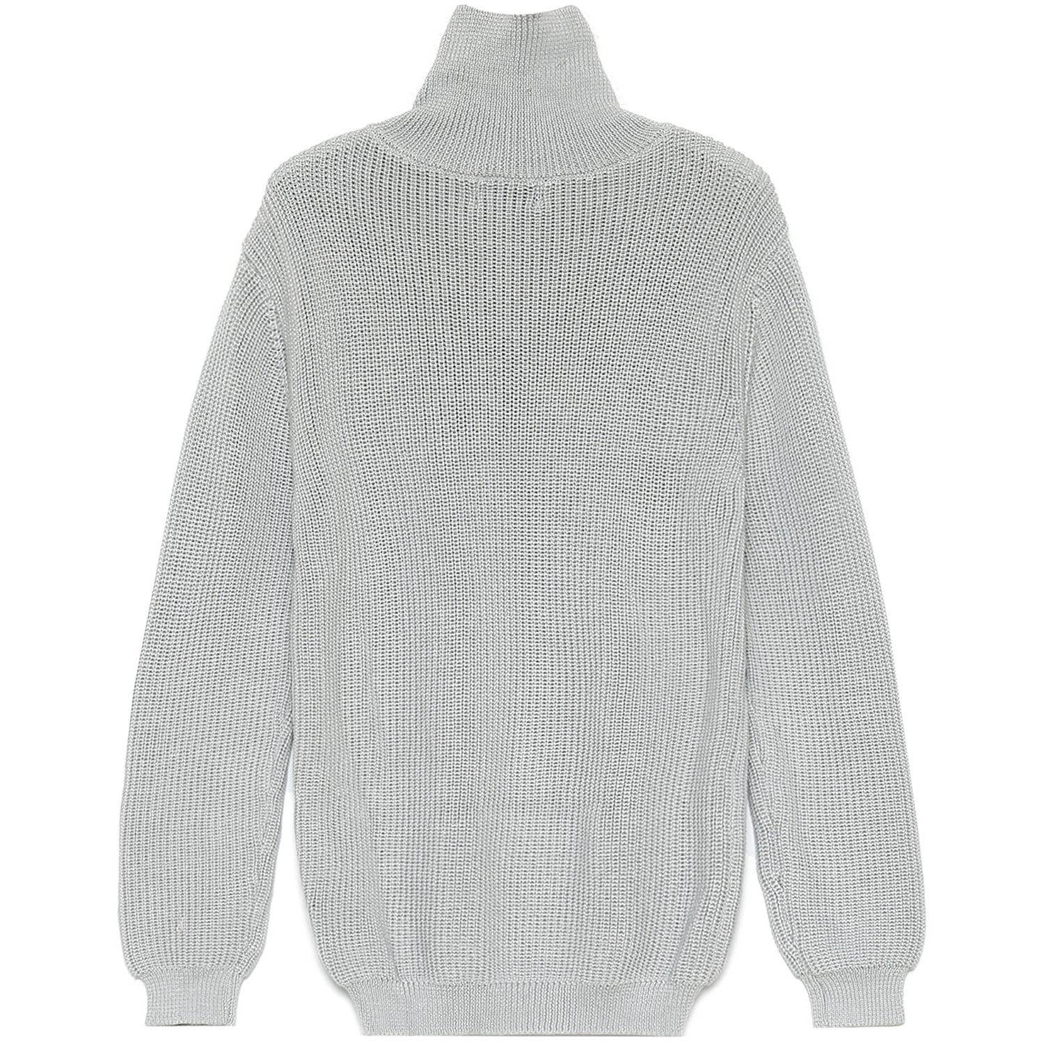 Sixth June - Pull maille col roulé Gris clair