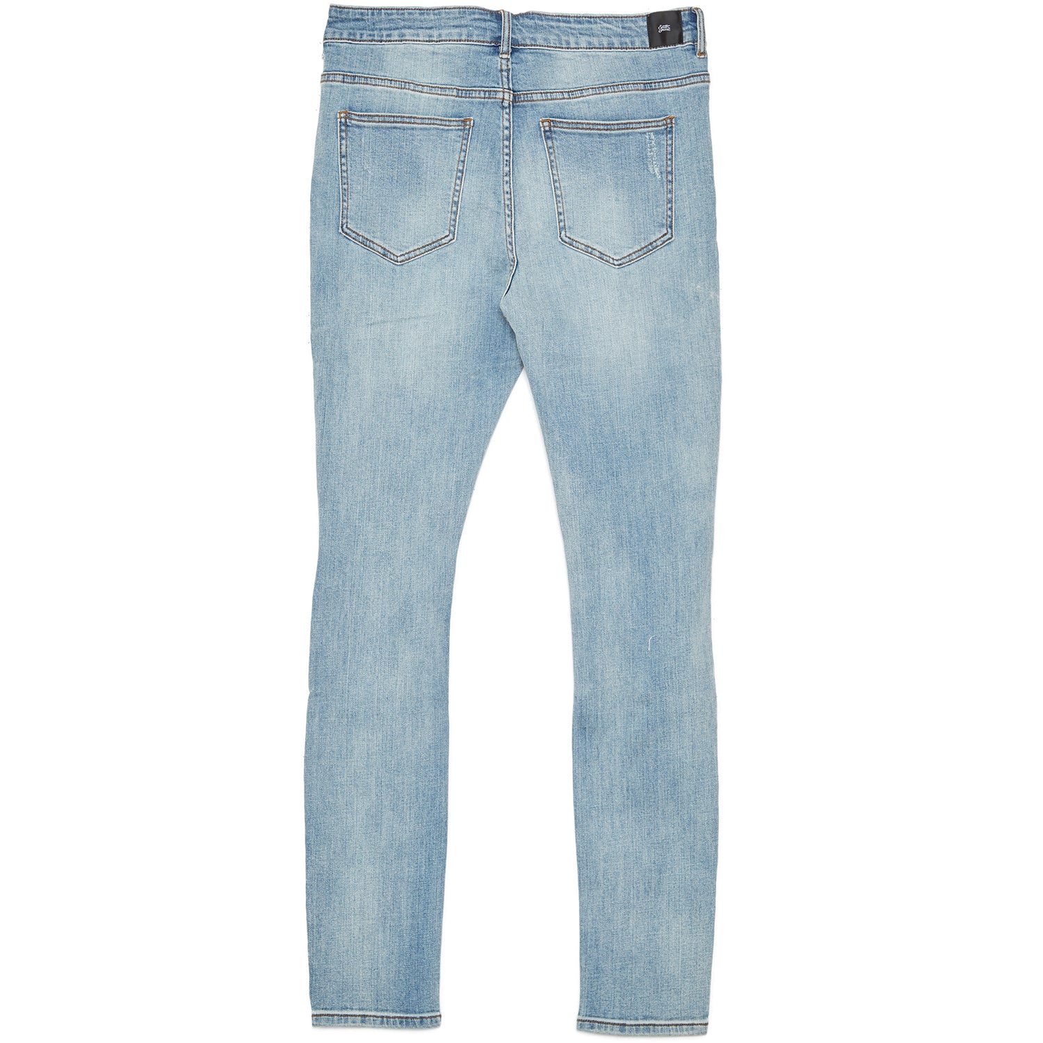 Sixth June - Jean destroy délavé bleu