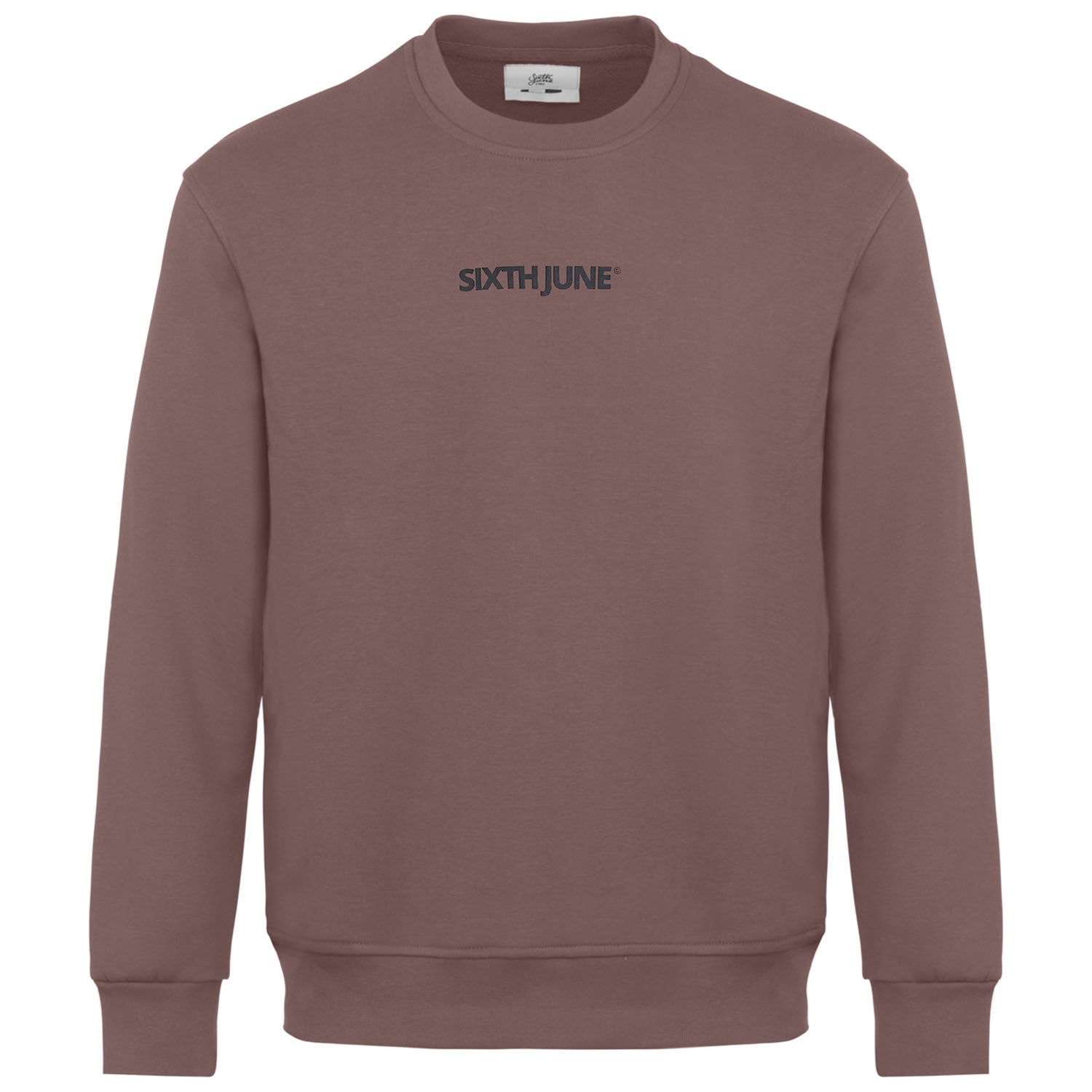 Bequemes Logo-Sweatshirt Braun