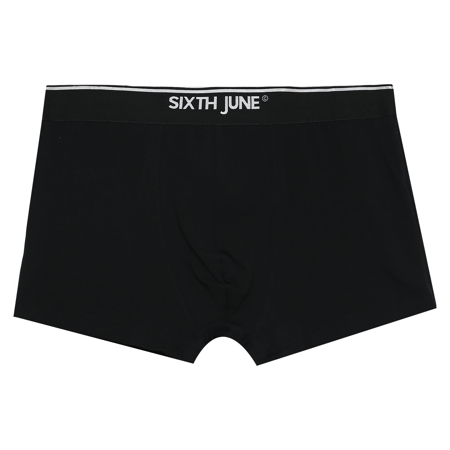Sixth June - Boxer uni bande Noir