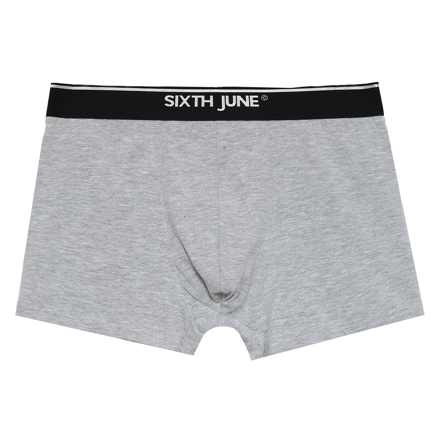 Sixth June - Boxer uni bande Gris