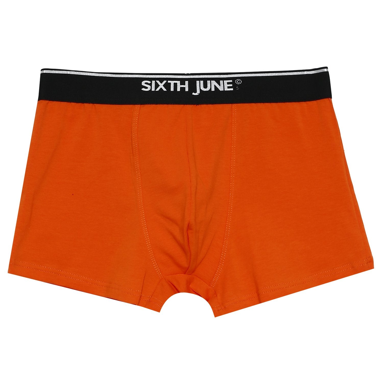 Sixth June - Boxer uni bande Orange