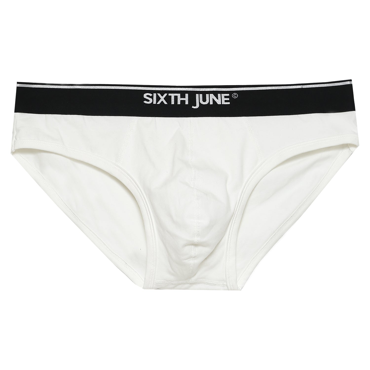 Sixth June - Slip uni bande Blanc cassé