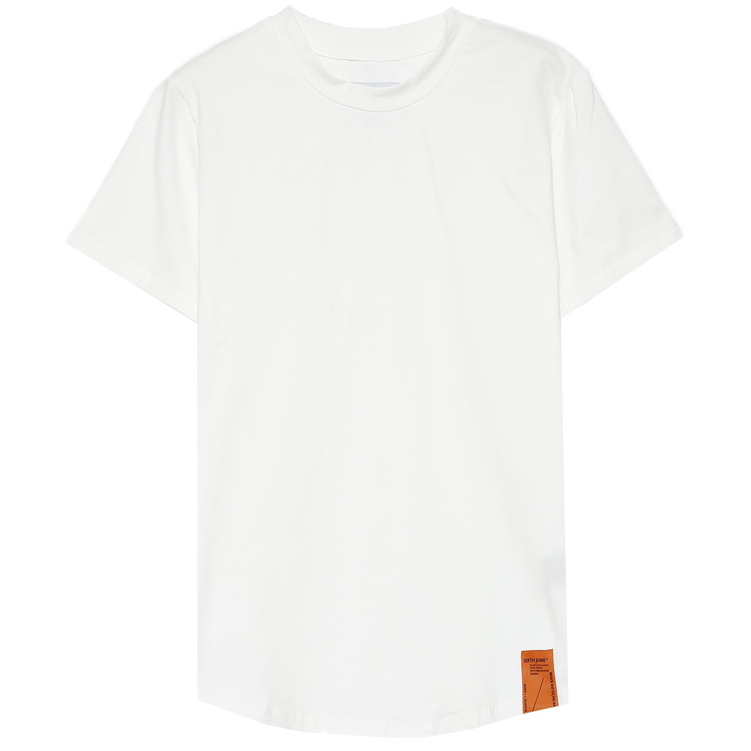 Sixth June - T-shirt moulant uni Blanc