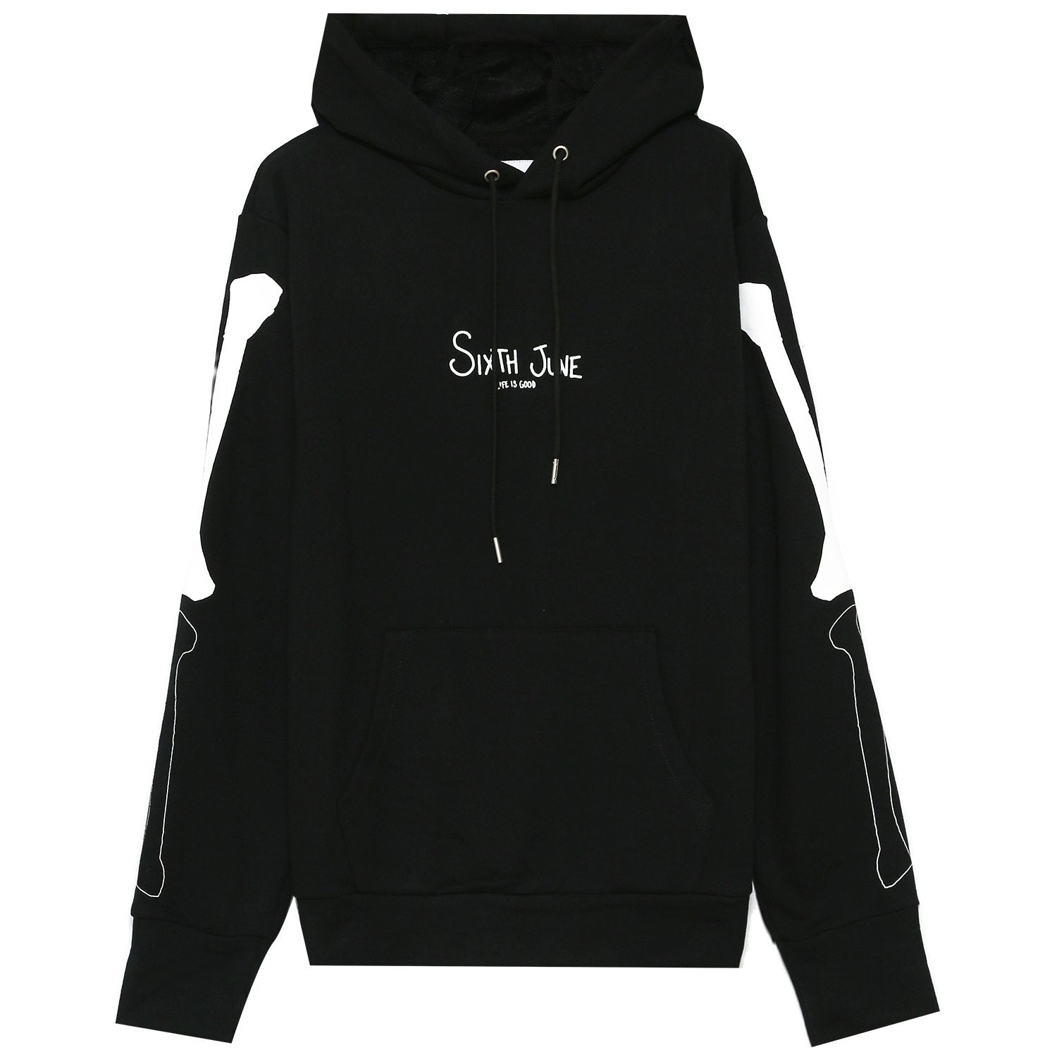 Sixth June - Sweatshirt squelette arrière Noir