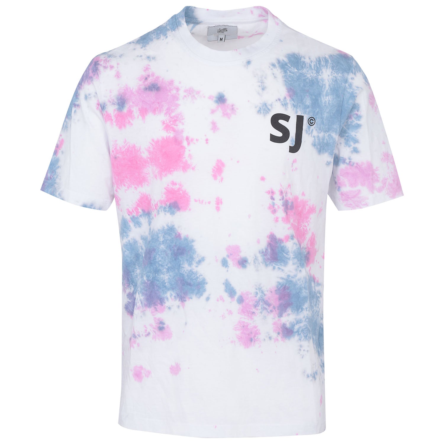 Sixth June - T-shirt monogramme tie dye logo Blanc