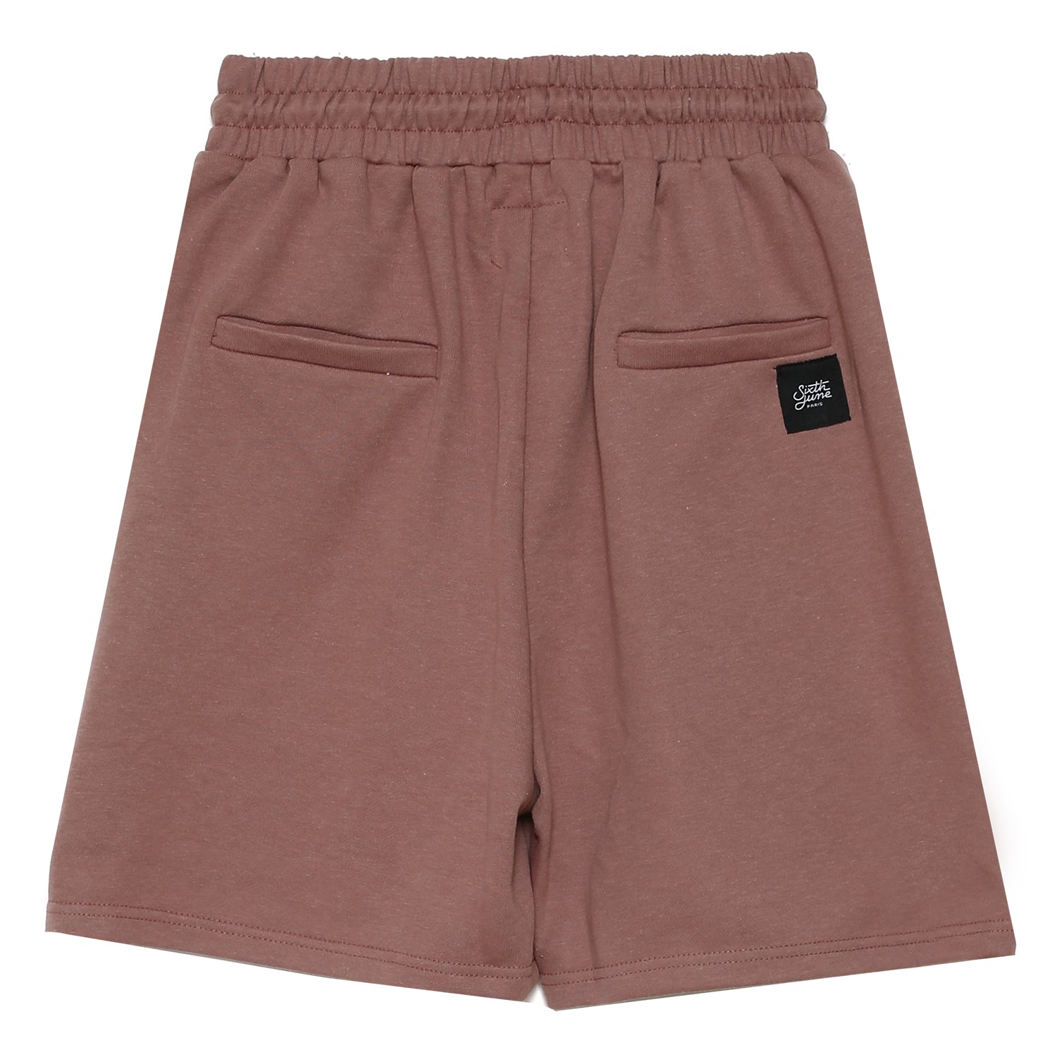 Sixth June - Short essential logo Rose foncé