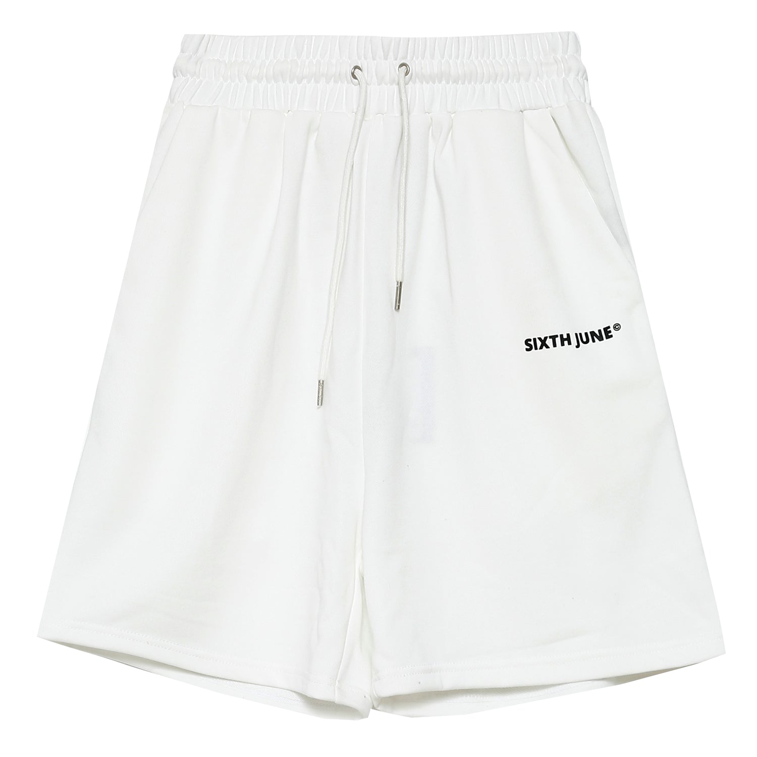 Sixth June - Short essential logo Blanc