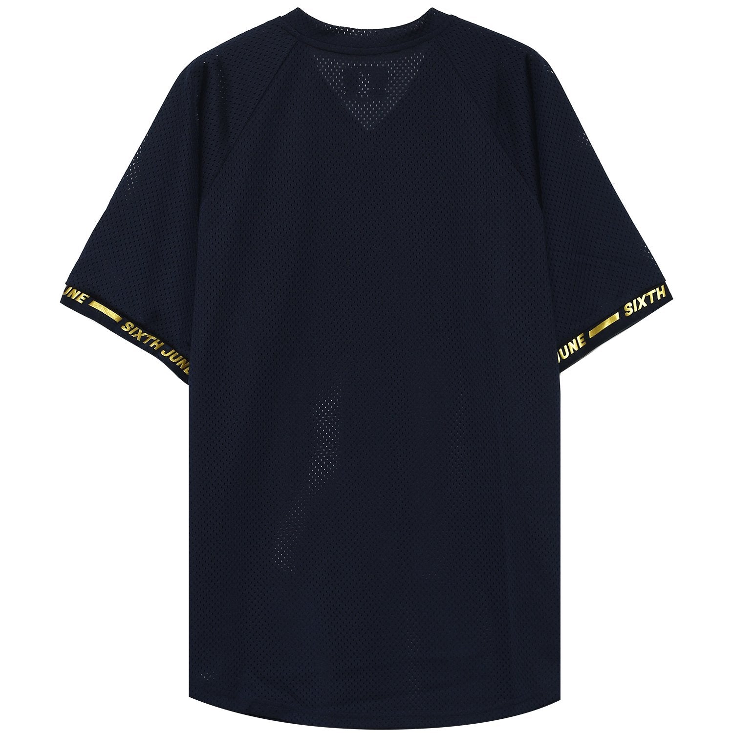 Sixth June - Maillot mesh numéro 10 Bleu foncé