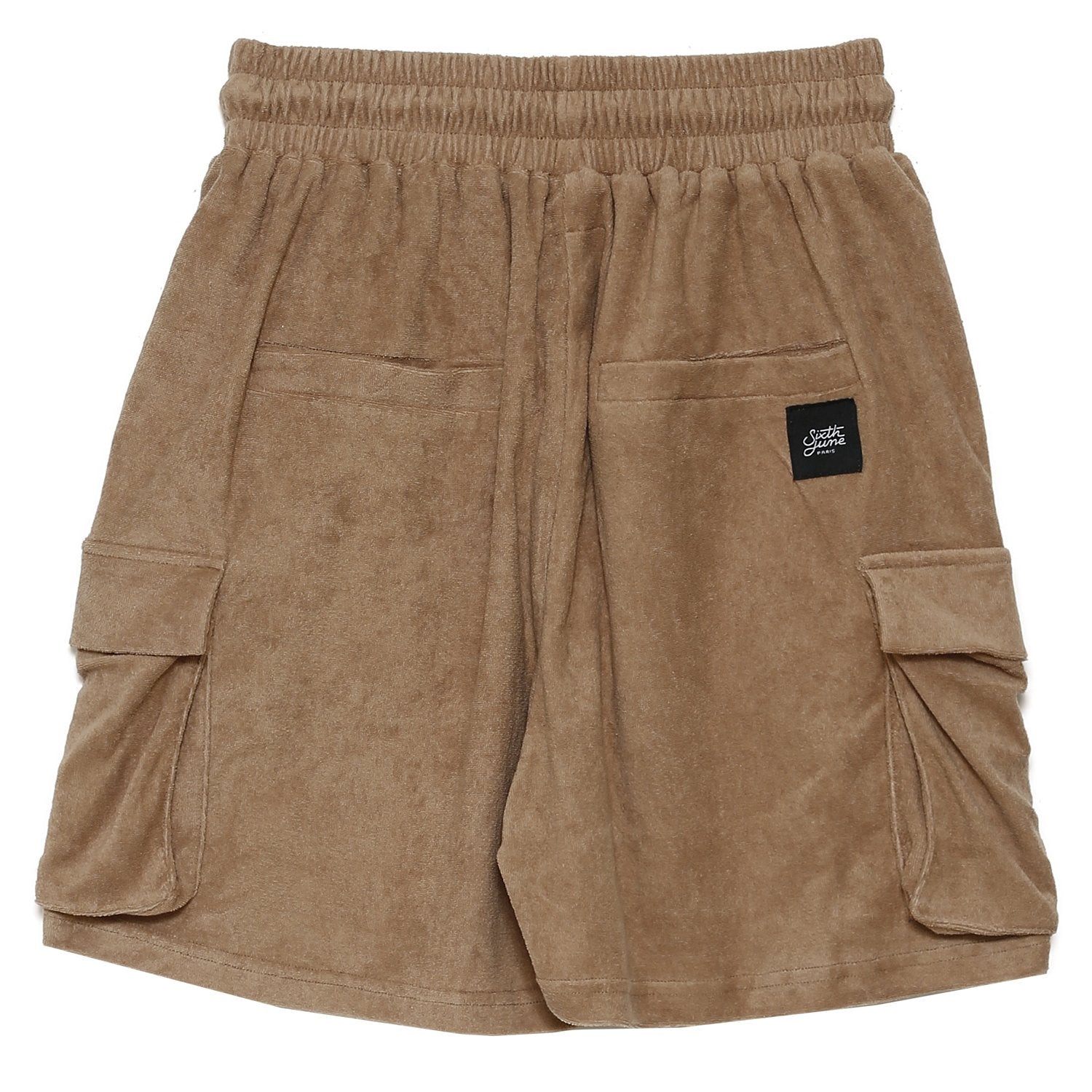 Sixth June - Short tissu bouclette Beige foncé