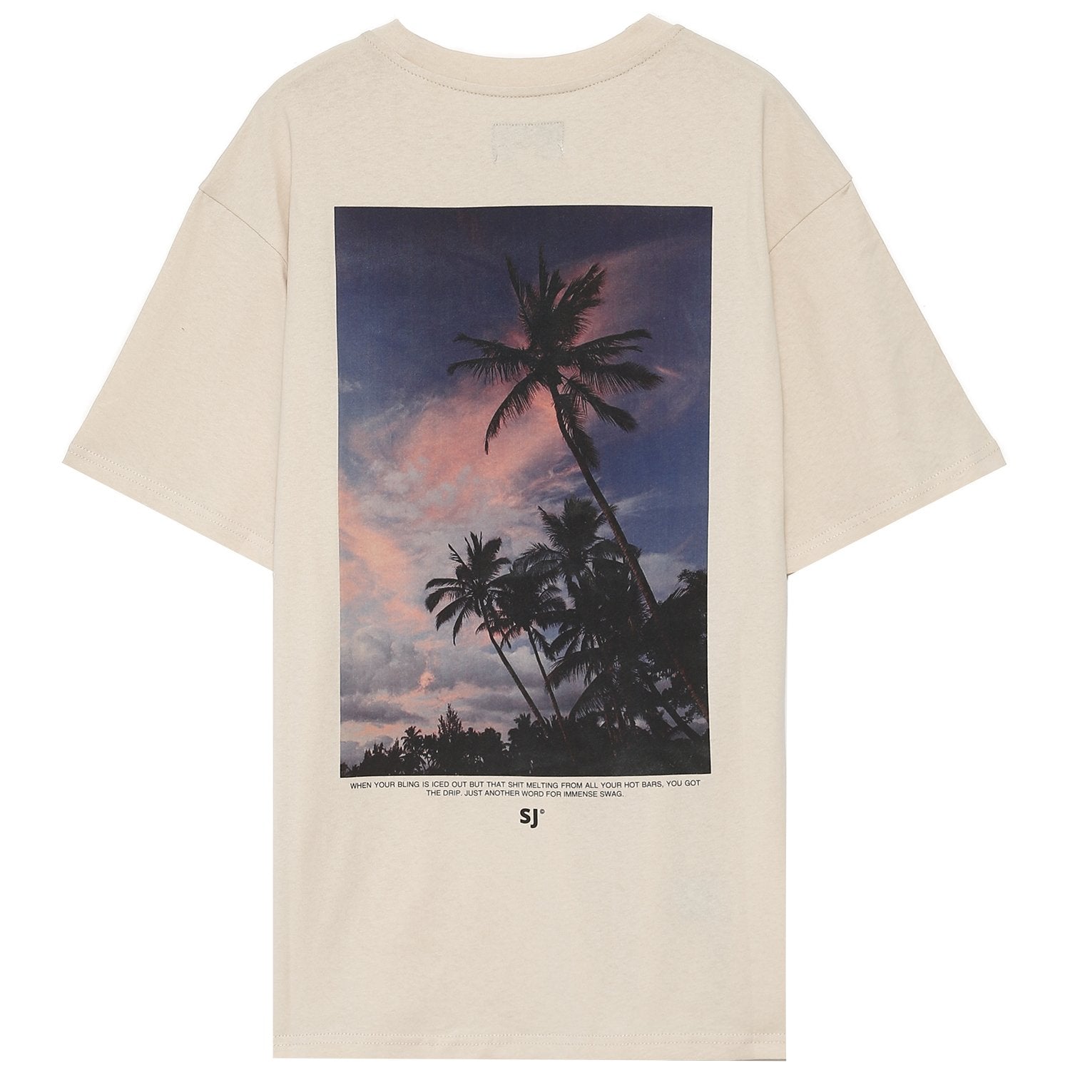 Sixth June - T-shirt nature tropique Beige