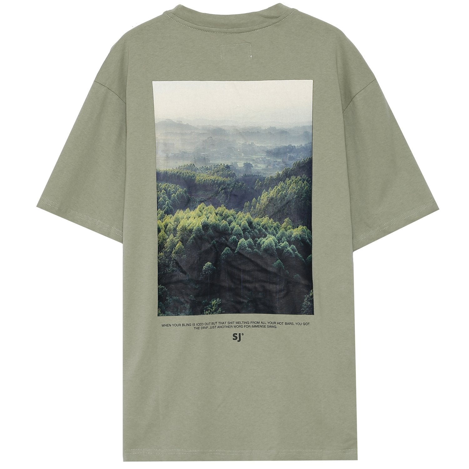 Sixth June - T-shirt nature forêt Vert Pastel