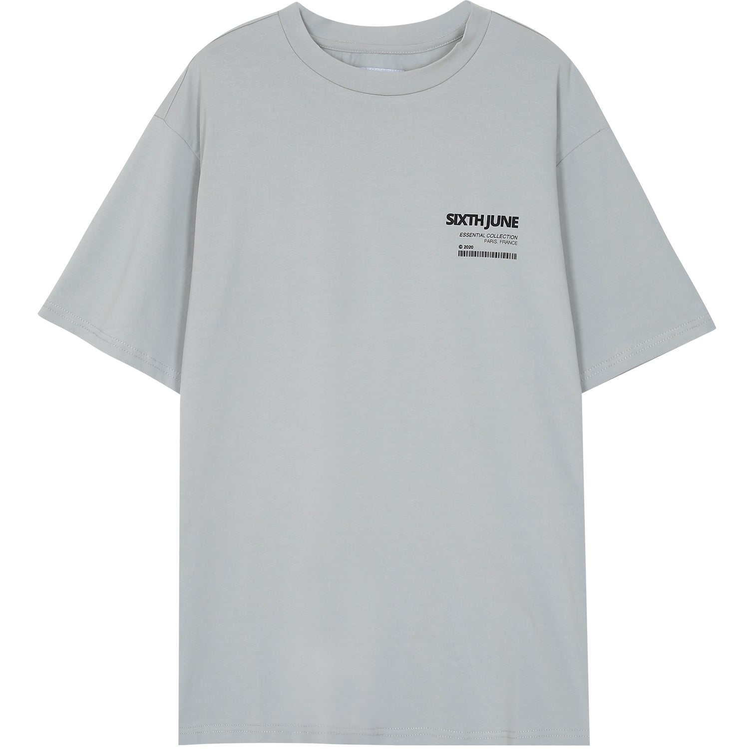 Sixth June - T-shirt barcode Vert