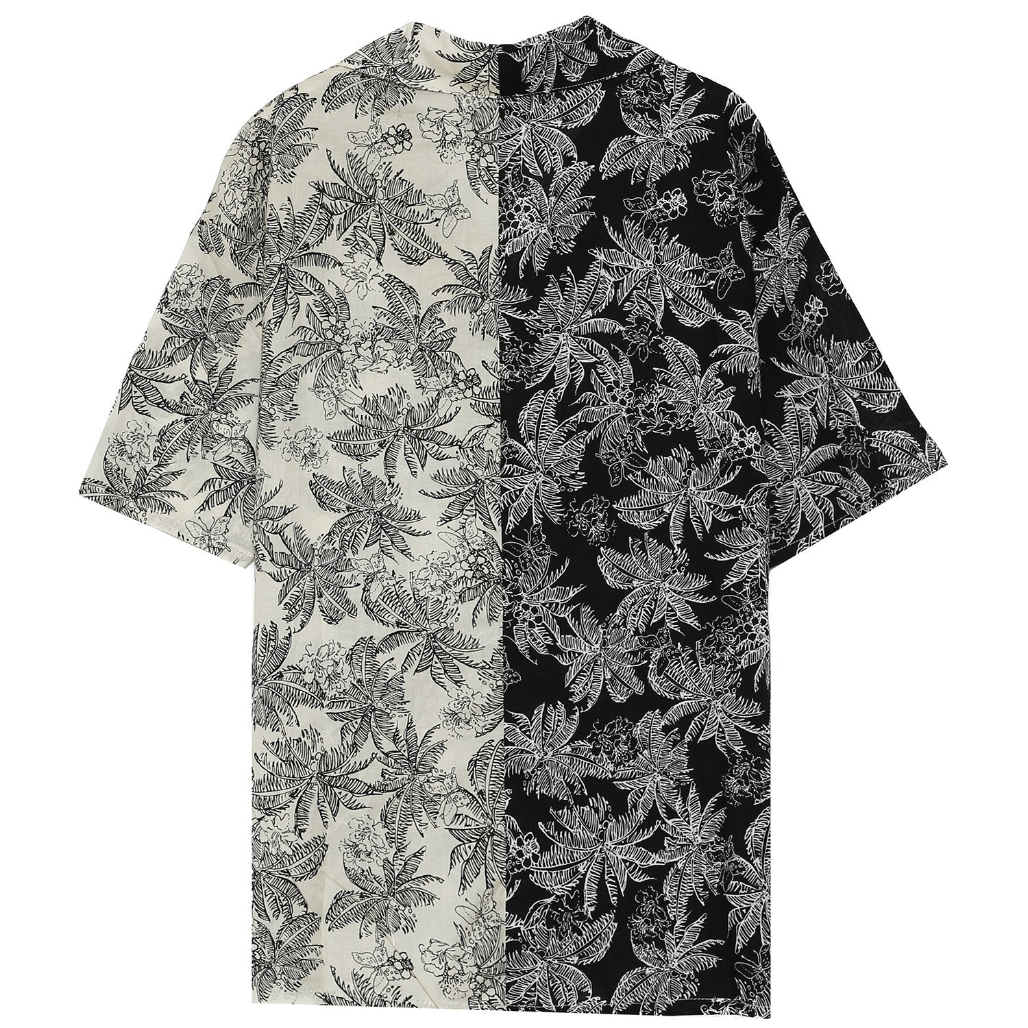 Sixth June - Chemisette bicolore tropical Noir Beige