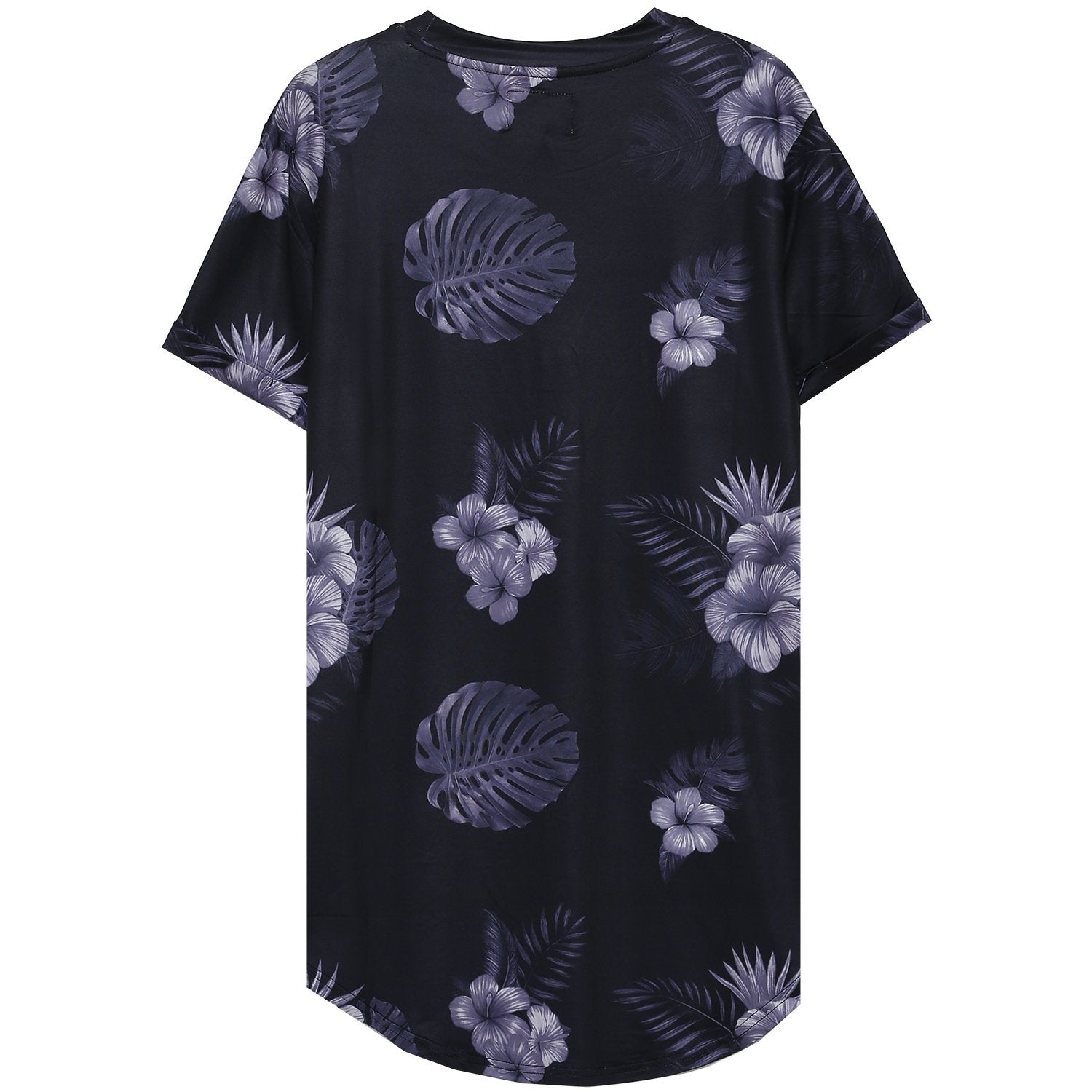Sixth June - T-shirt flowers stretch Noir