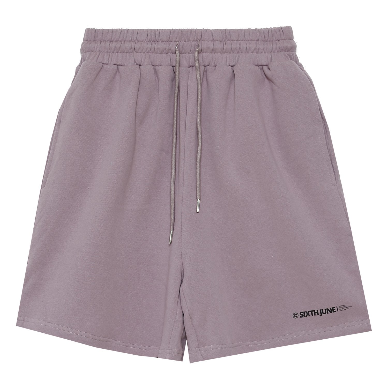 Sixth June - Short essential logo Violet foncé