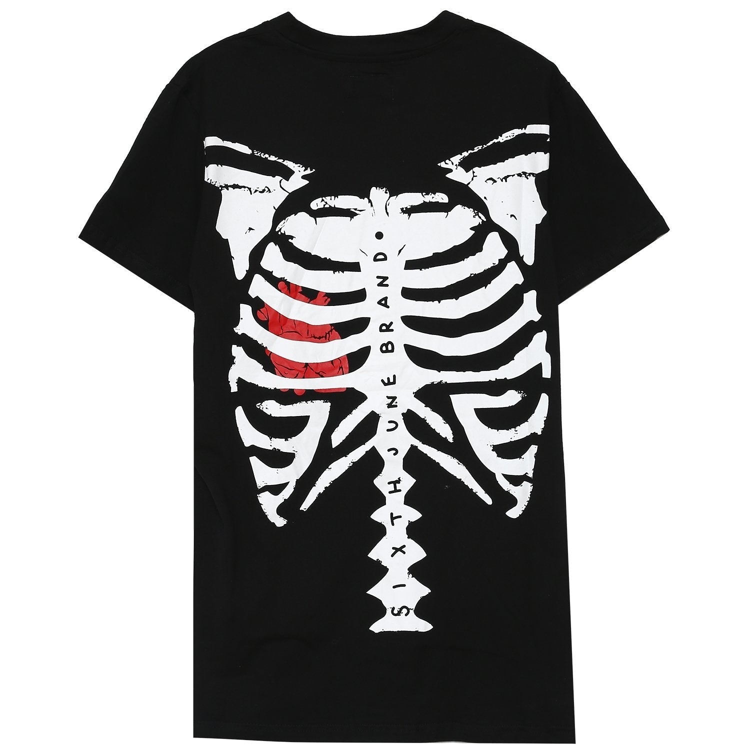 Sixth June - T-shirt squelette arrière Noir