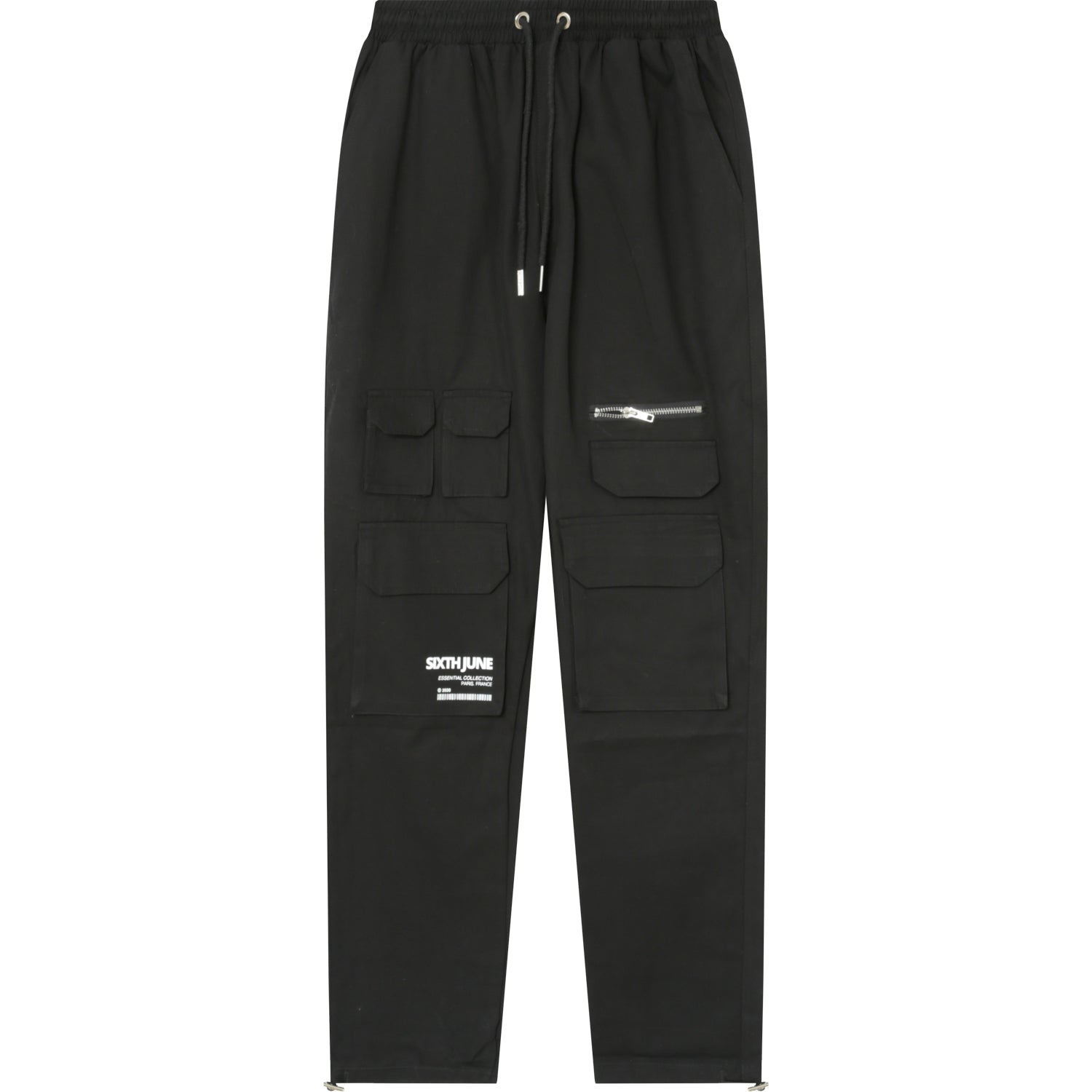 Sixth June - Pantalon poches cargo code barres Noir
