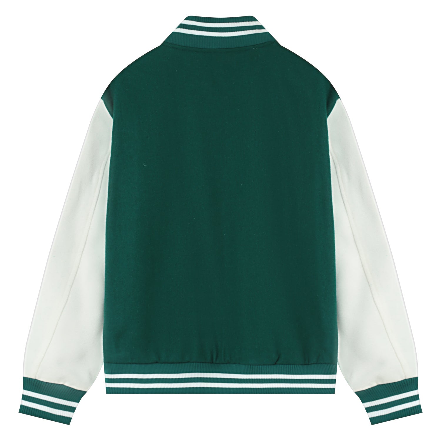 Sixth June - Veste teddy bicolore Vert foncé
