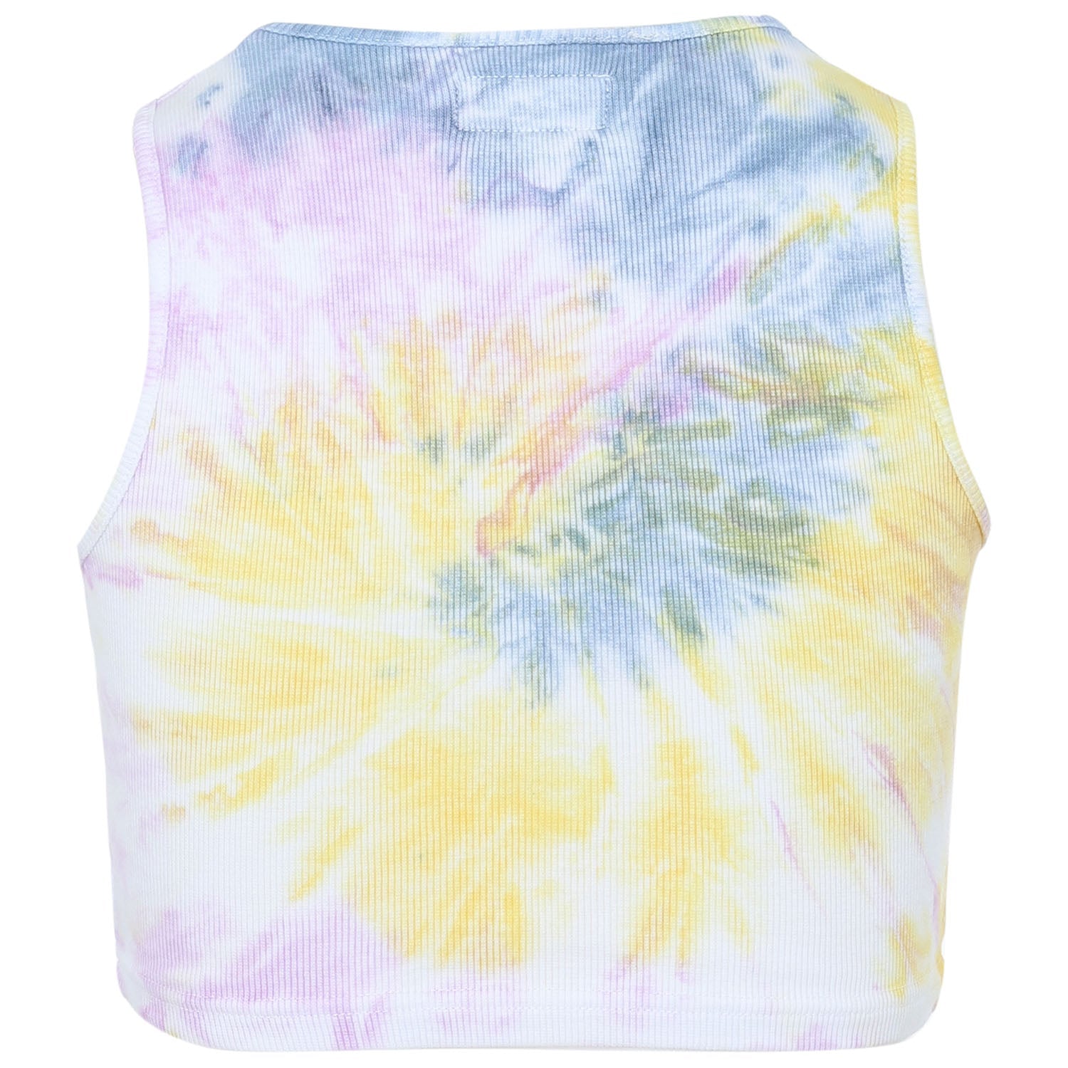 Sixth June - Top court tie dye spiral Bleu