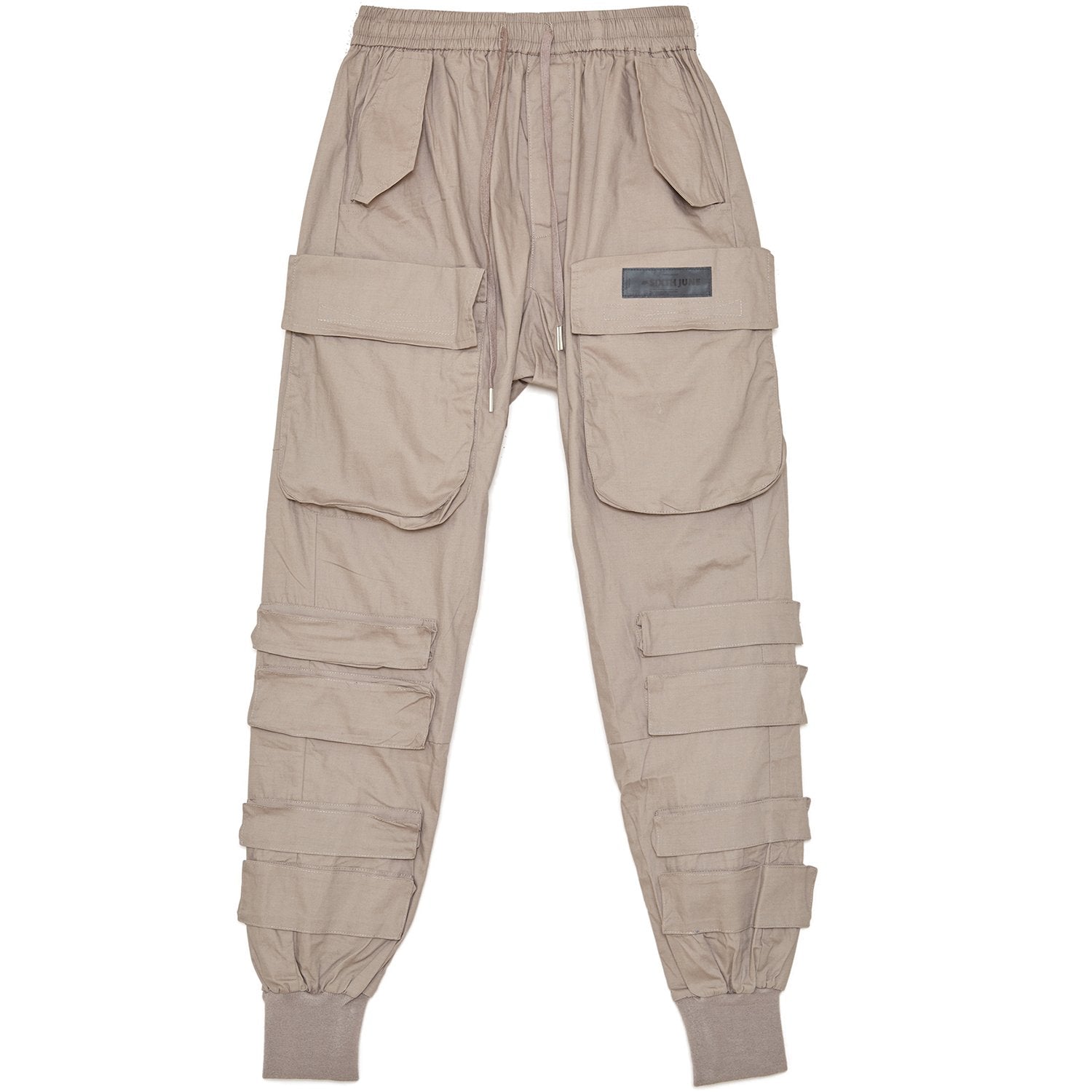 Sixth June - Pantalon cargo tactique large marron