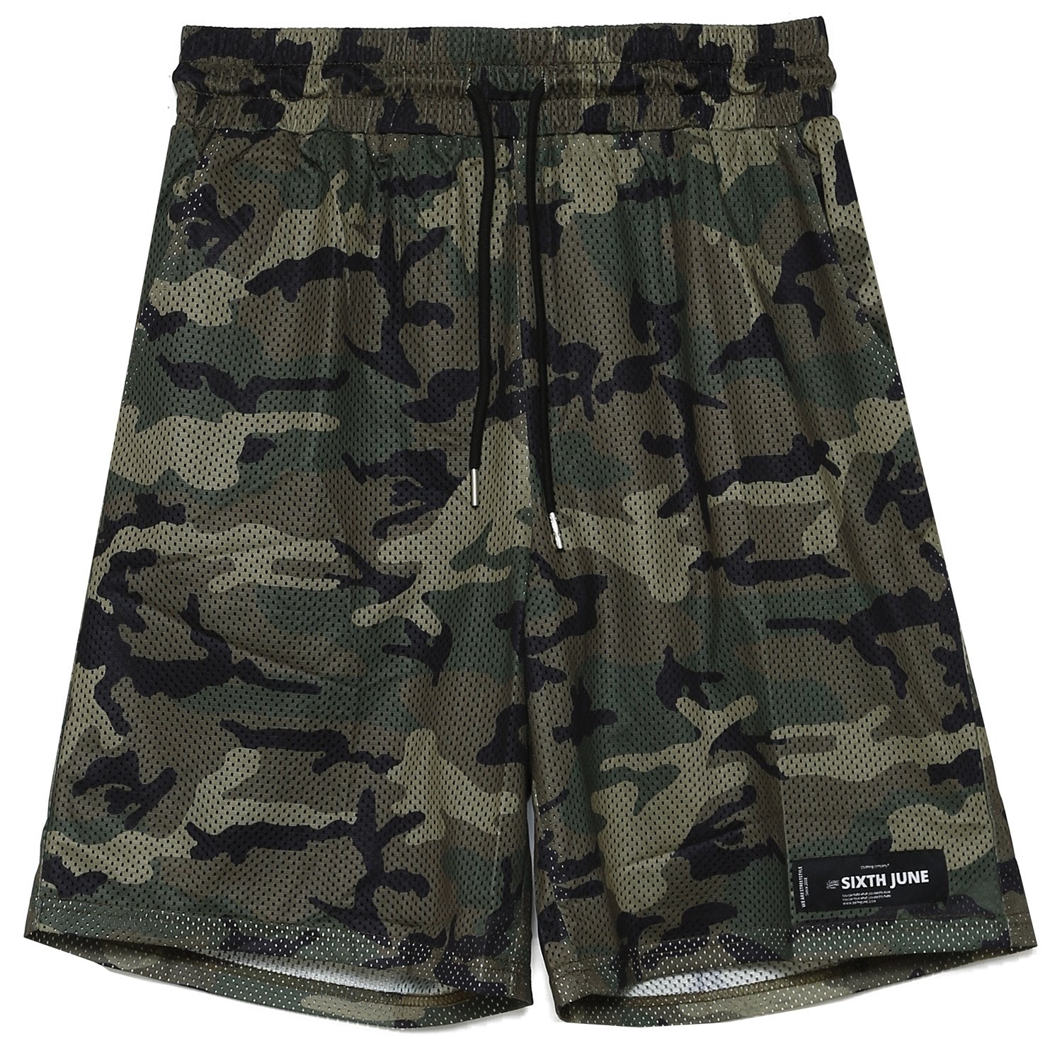Sixth June - Short mesh logo Camouflage