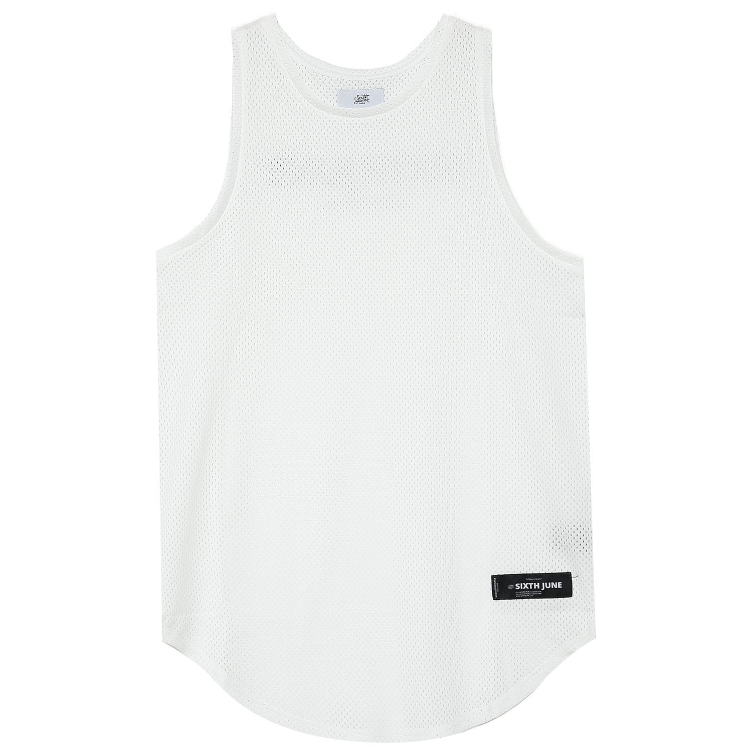 Sixth June - Débardeur maillot mesh Blanc