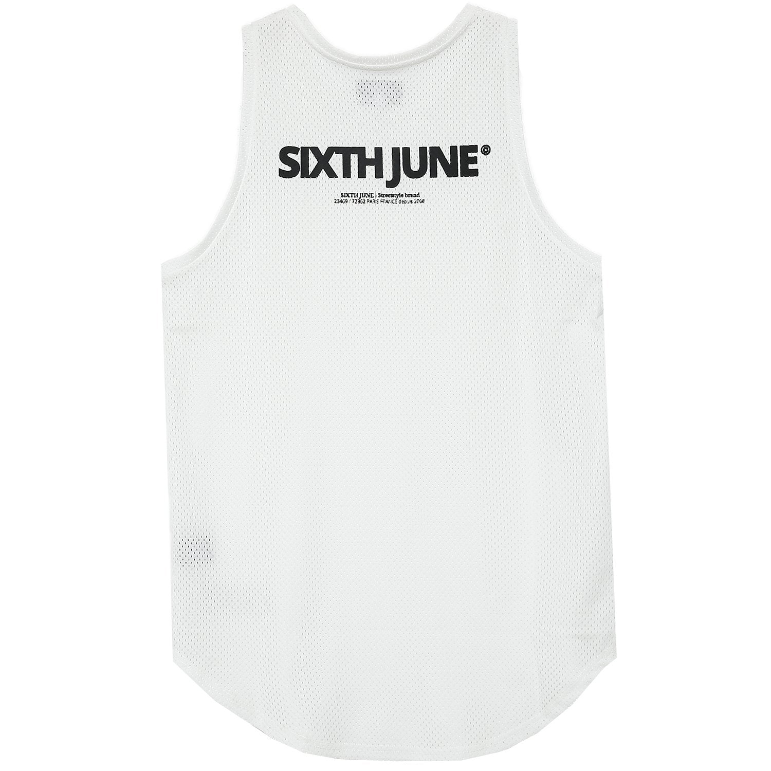Sixth June - Débardeur maillot mesh Blanc