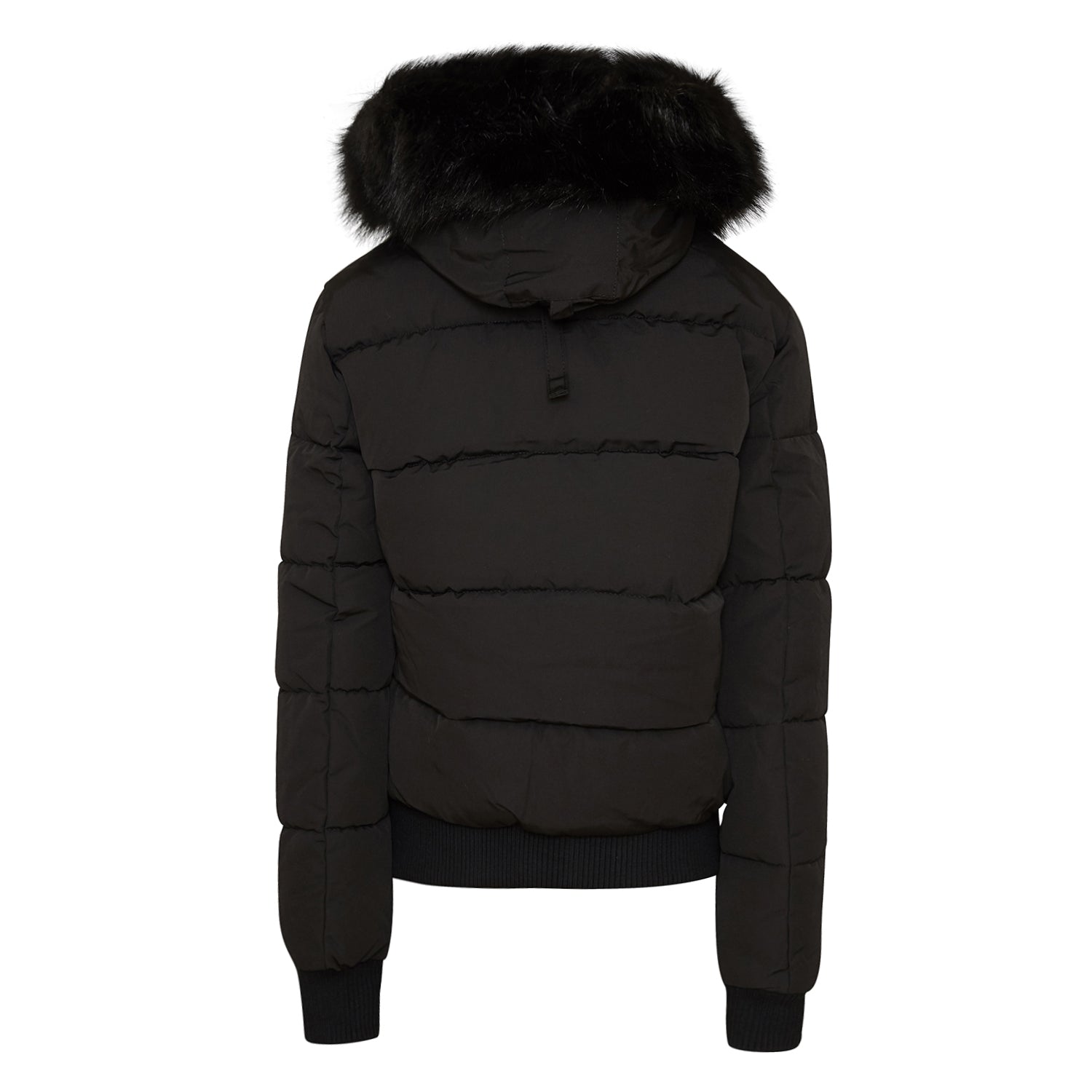 Sixth June - Doudoune courte fourrure doublure Noir
