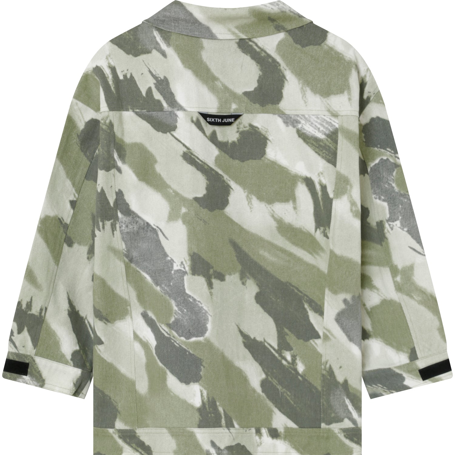 Sixth June - Veste camouflage oversize Vert kaki