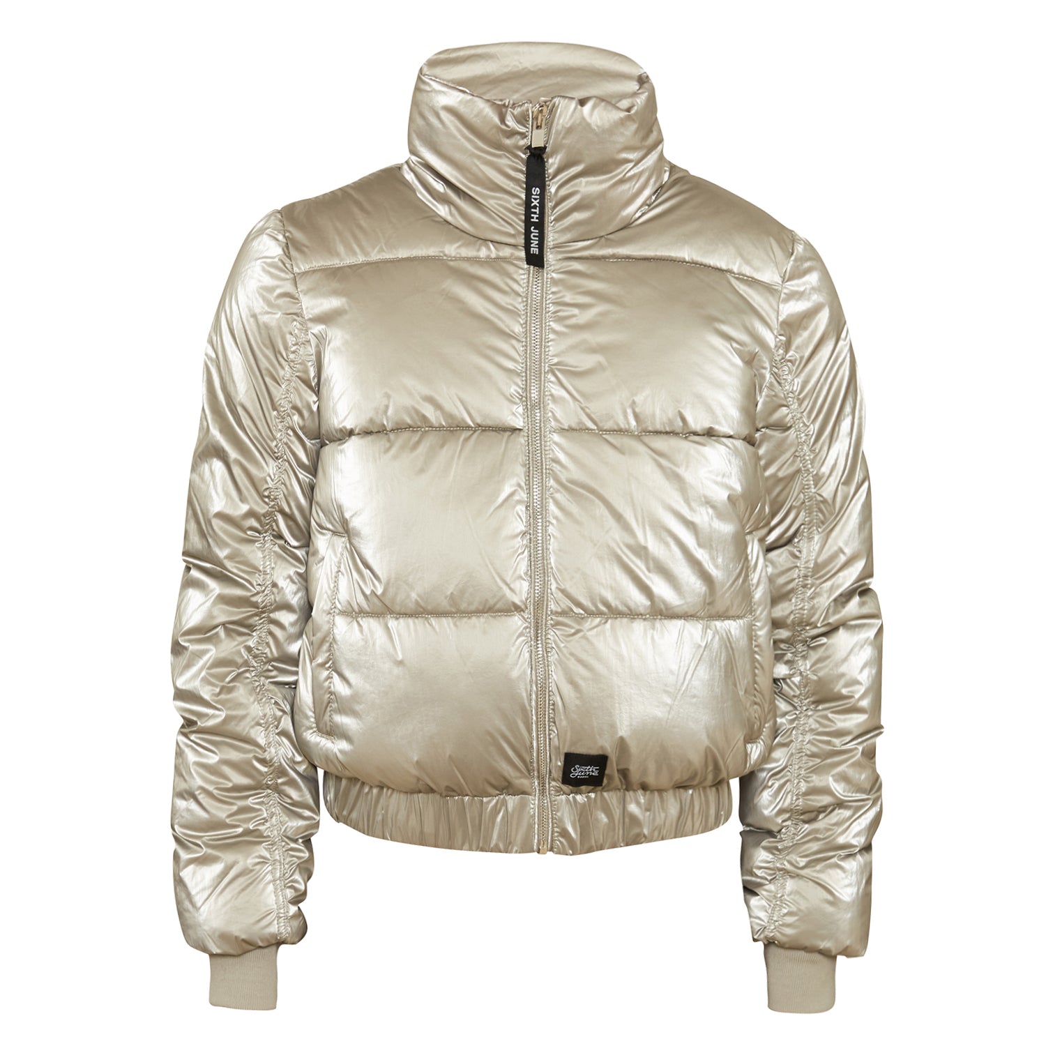 Sixth June - Doudoune courte irisée bronze