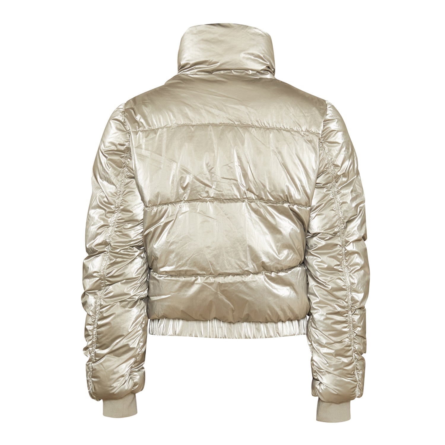 Sixth June - Doudoune courte irisée bronze