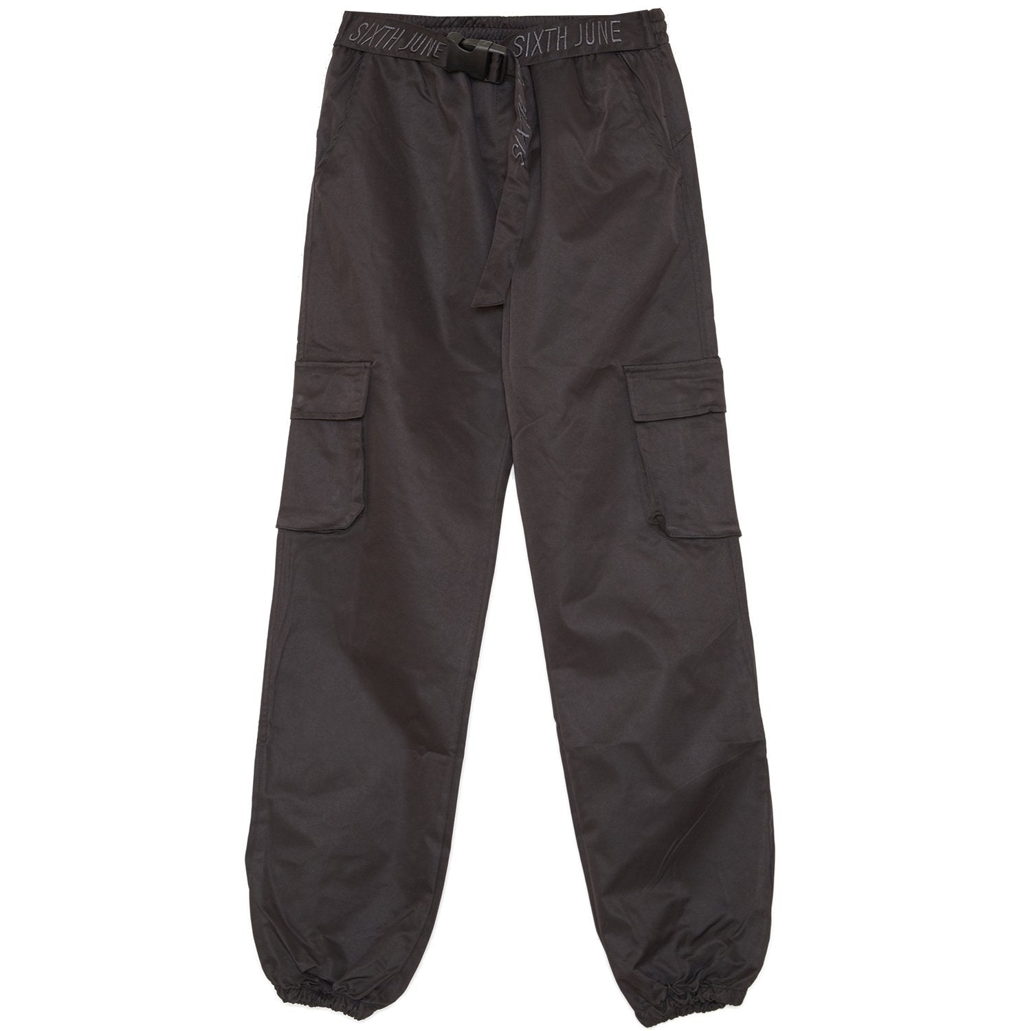 Sixth June - Pantalon cargo ceinture noir