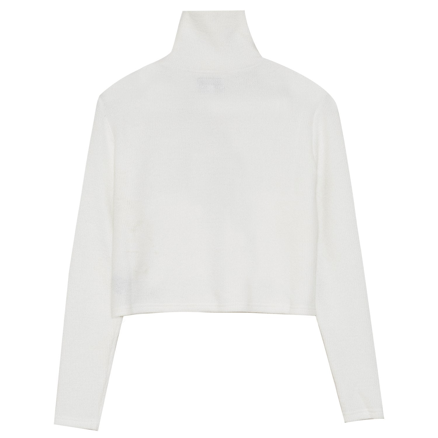 Sixth June - Pull maille court utilitaire blanc