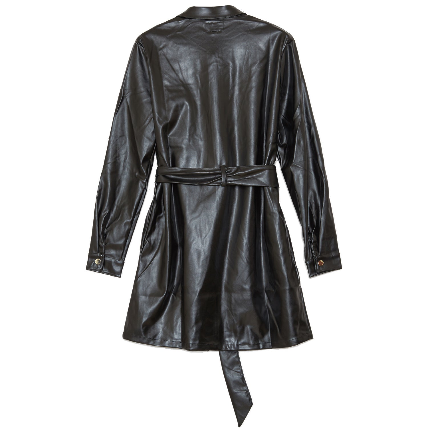 Sixth June - Robe cargo simili cuir noir