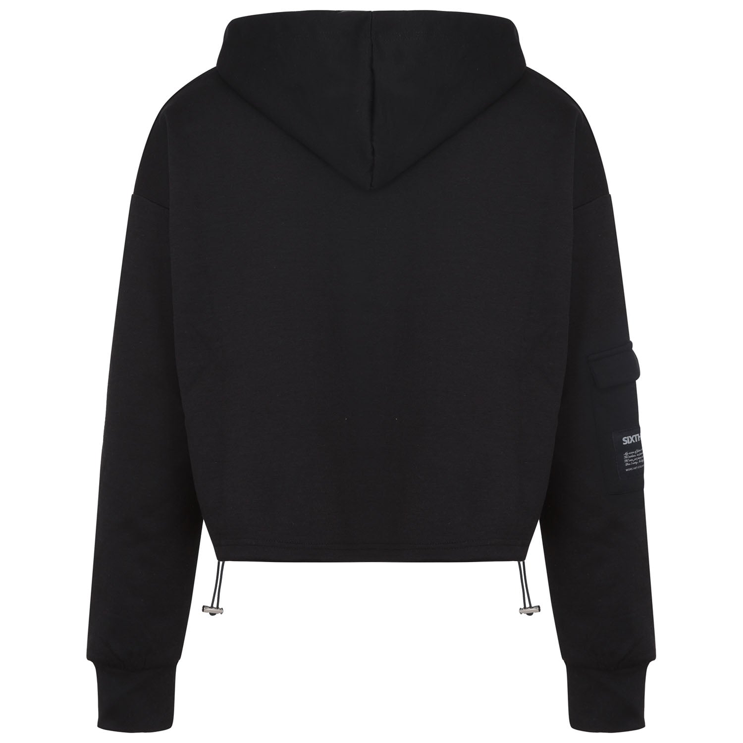 Sixth June - Sweat capuche cargo Noir