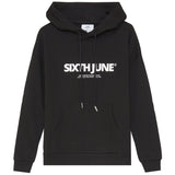 Sixth June - Sweat capuche logo imprimé noir