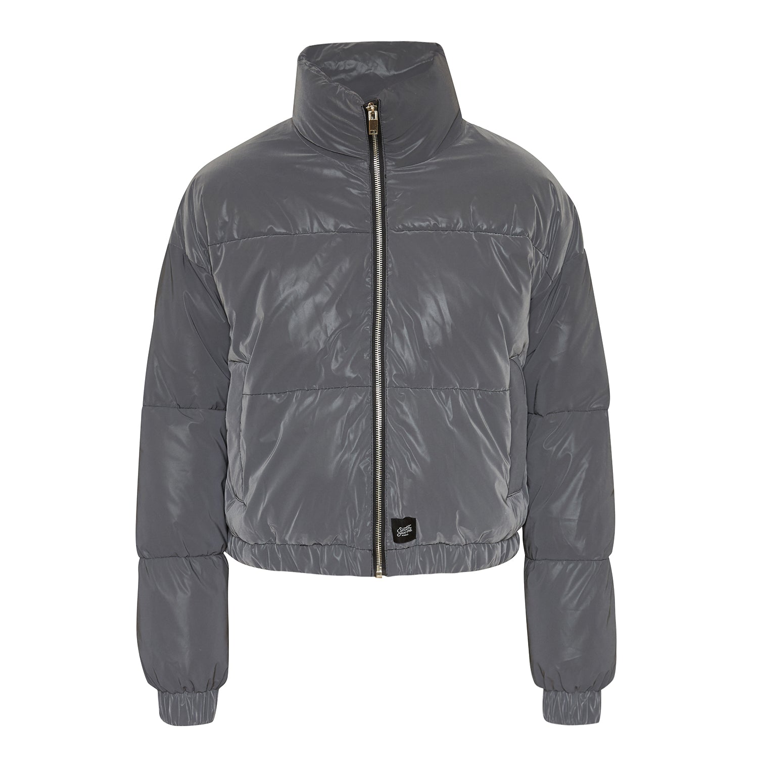 Sixth June - Doudoune courte réfléchissante noir